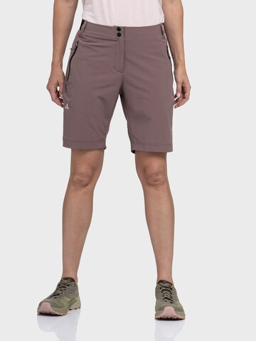 Schöffel Regular Outdoor trousers ' Hiking Shorts Style Blaustein WMS ' in Purple: front