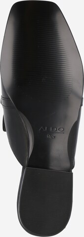 ALDO Mules 'LAMINA' in Black