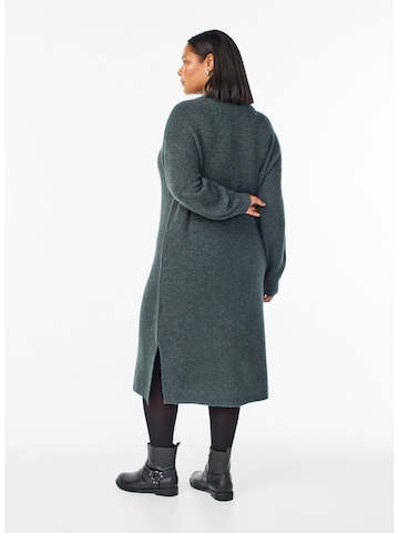 zaļš Zizzi Adīta kleita 'Cavilma'