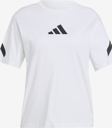 Maglia funzionale 'Z.N.E.' di ADIDAS SPORTSWEAR in bianco: frontale