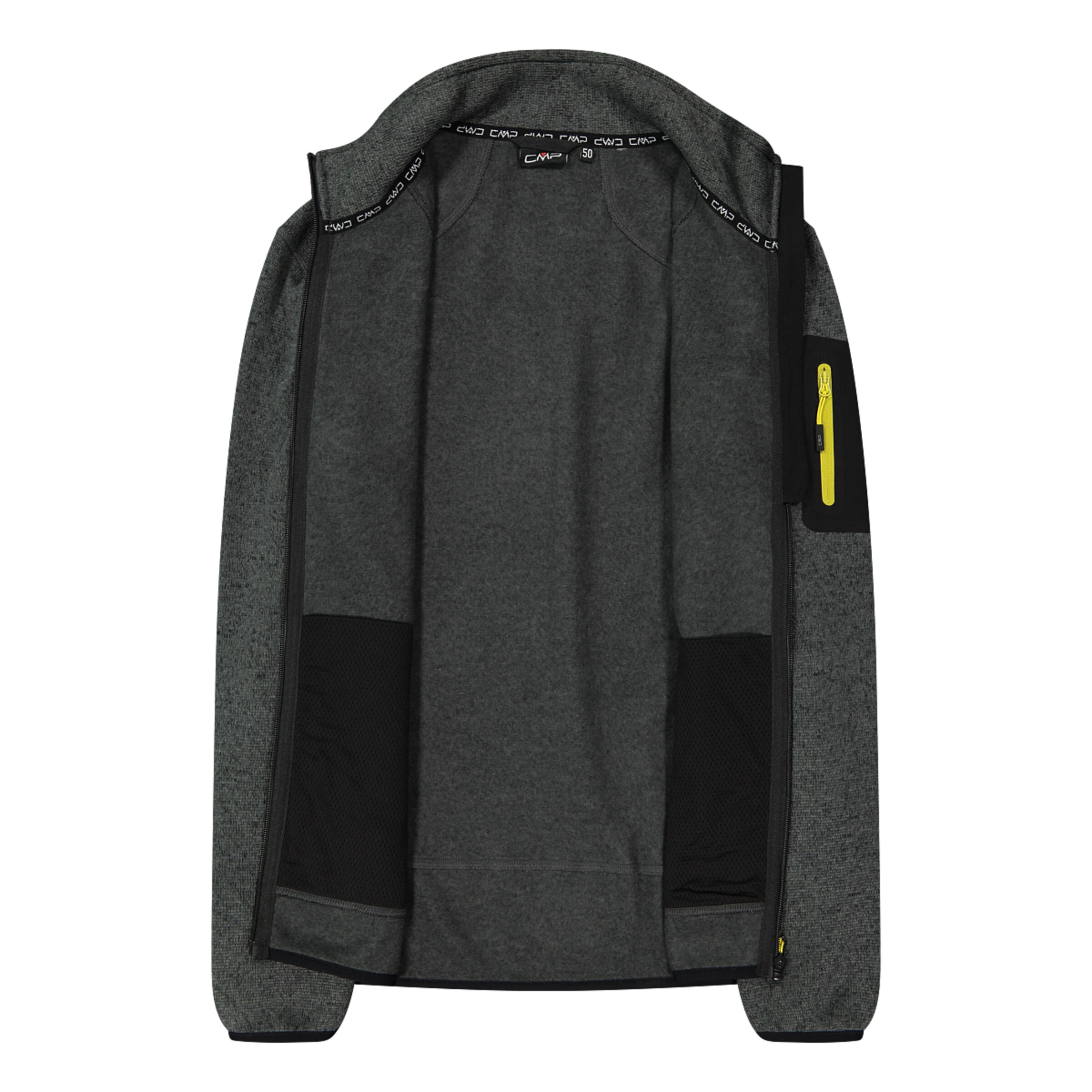 CMP Regular fit Athletic Fleece Jacket in Grey