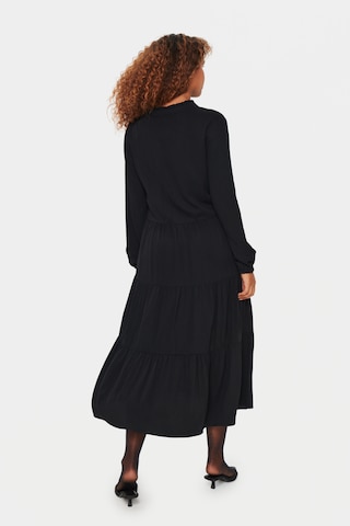 SAINT TROPEZ Shirt Dress 'Edina' in Black