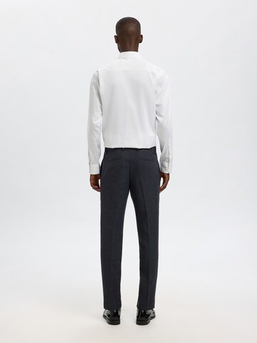 SELECTED Slimfit Kalhoty s puky 'SLHREED' – modrá