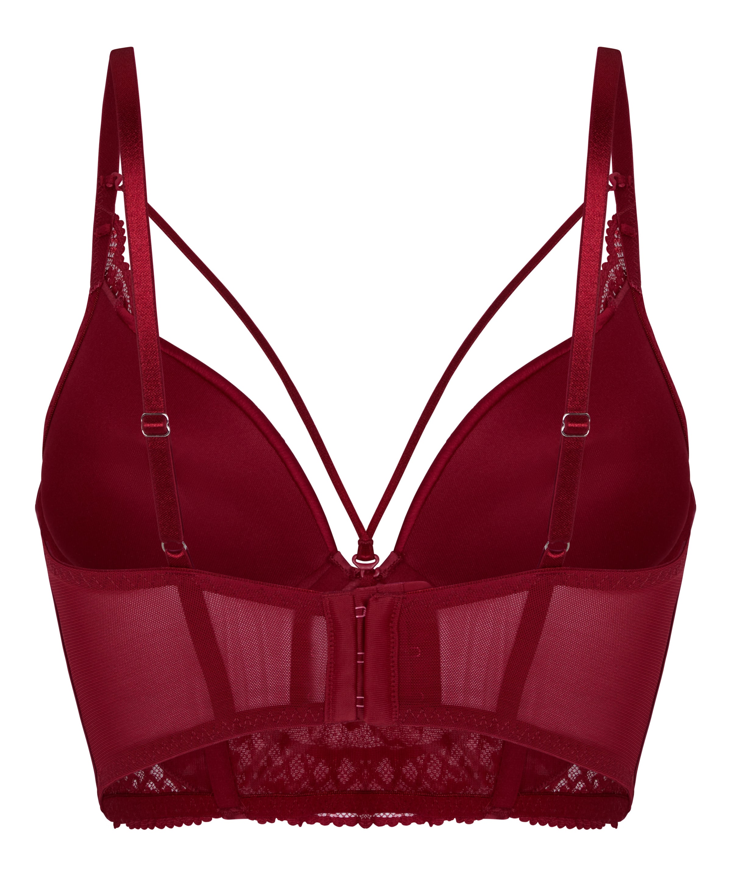 Hunkemöller Push-up Bra 'Tosca' in Red