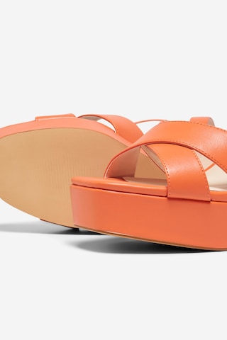 Sandale cu baretă 'Autum' de la ONLY pe portocaliu