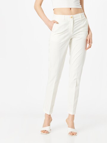 Coupe slim Pantalon chino TOMMY HILFIGER en blanc : devant