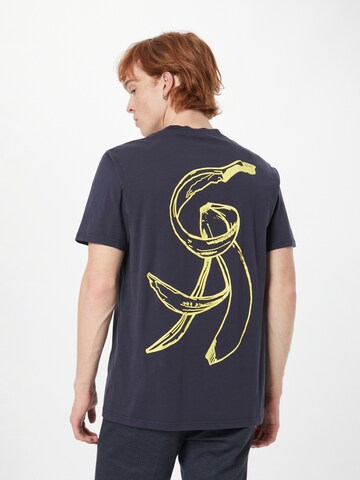 ARMEDANGELS T-Shirt 'Adoni Banana' (GOTS) in Blau