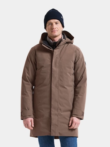 Didriksons Winter Jacket 'Hektor' in Brown: front