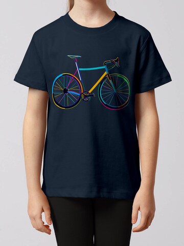 T-Shirt 'Fahrrad by night' watabout.kids en bleu : devant