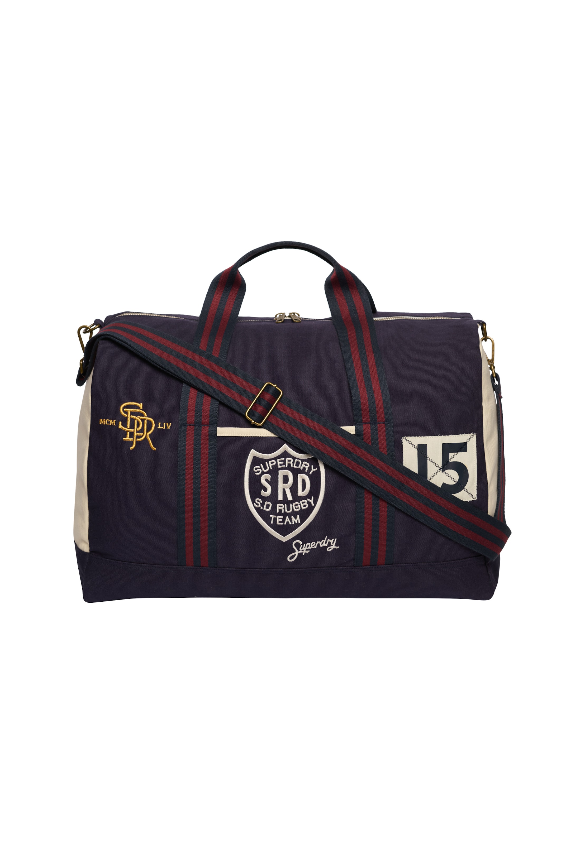 Superdry & Co Reisetasche in Lila: Vorderseite