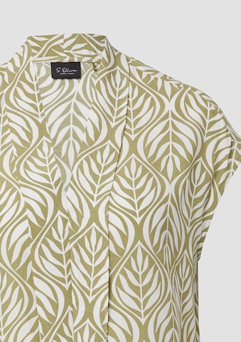 s.Oliver BLACK LABEL Bluse in Grün