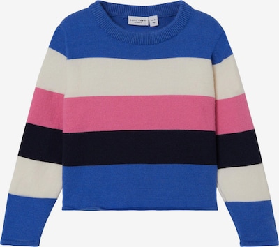 NAME IT Sweater 'VAJSA' in Royal blue / Light pink / Black / Off white, Item view