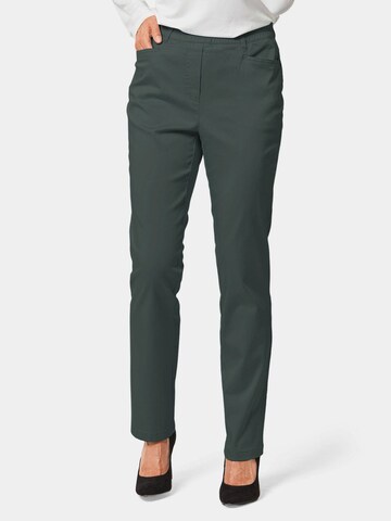 Goldner Slimfit Hose 'Louisa' in Blau: Vorderseite