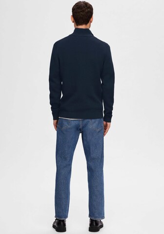 SELECTED HOMME Pullover 'DANE' in Blau