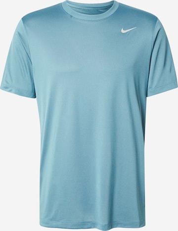 NIKE Funktsionaalne särk, värv sinine: eest vaates