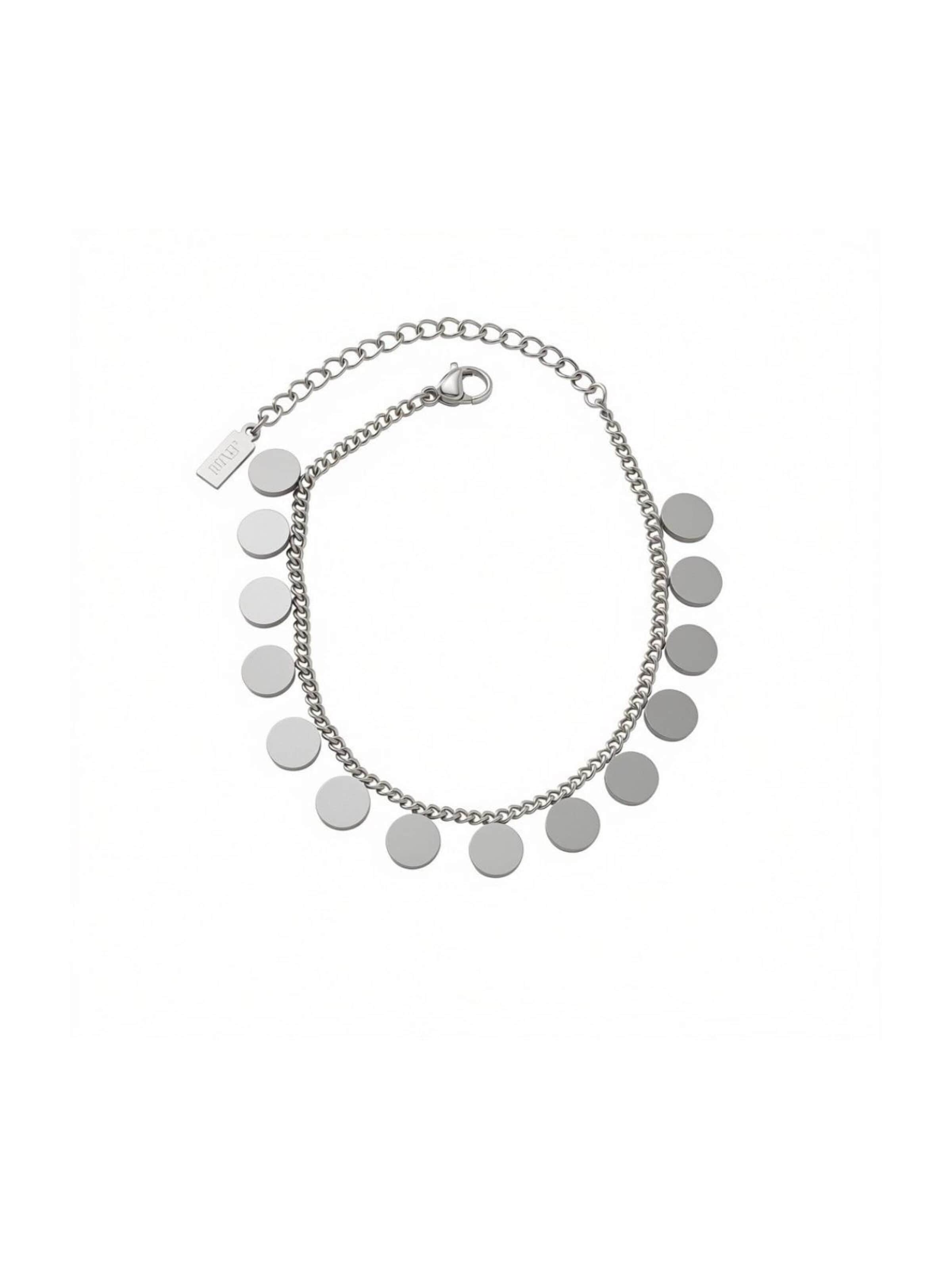 DNSK Copenhagen Armbånd 'NORA Waterproof Silver Stainless Steel Multi Bracelet – Brushed Finish' i sølv