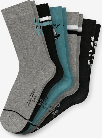 SCHIESSER Socks ' "Jump" ' in Blue: front