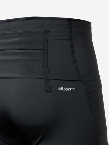 new balance Skinny Športne hlače 'Impact AT' | črna barva