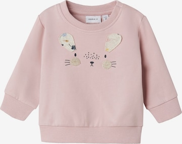 NAME IT Sweatshirt 'NBFKLEO' in Lila: Vorderseite