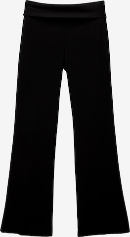 Pull&Bear Панталон в черно: отпред