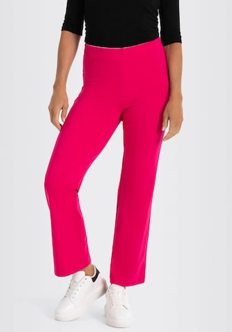 MAC Flared Pants in Red: front