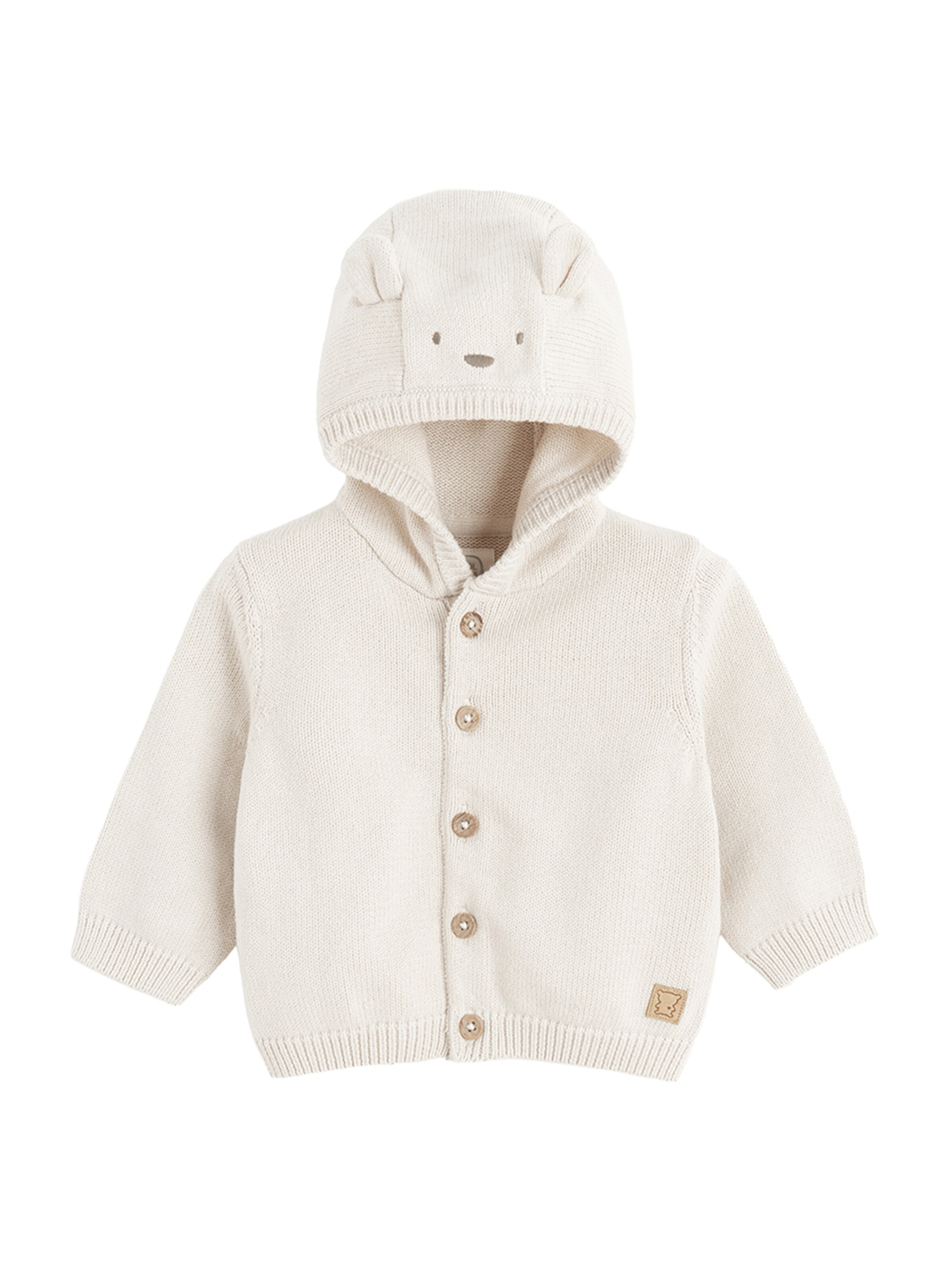 Cool Club Sweatjacke in Beige: Vorderseite