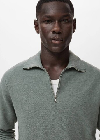 MANGO MAN Pullover 'Tenp' in Grün