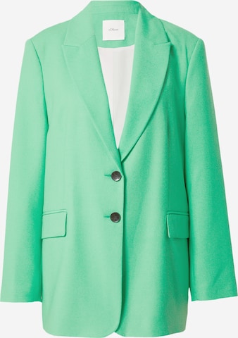 s.Oliver BLACK LABEL Blazers in Groen: voorkant