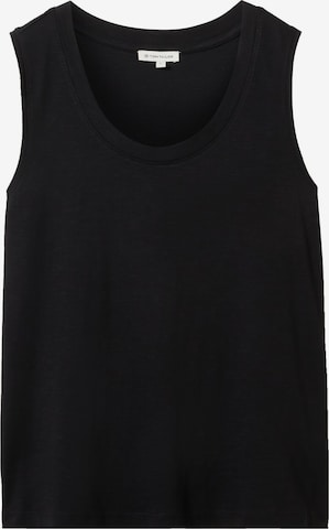 TOM TAILOR Top in Schwarz: Vorderseite