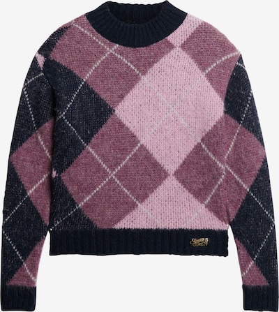 Superdry Sweater in Green / Purple / Pink, Item view