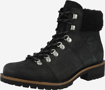 Bottines à lacets 'ELAINA' ECCO en noir : devant