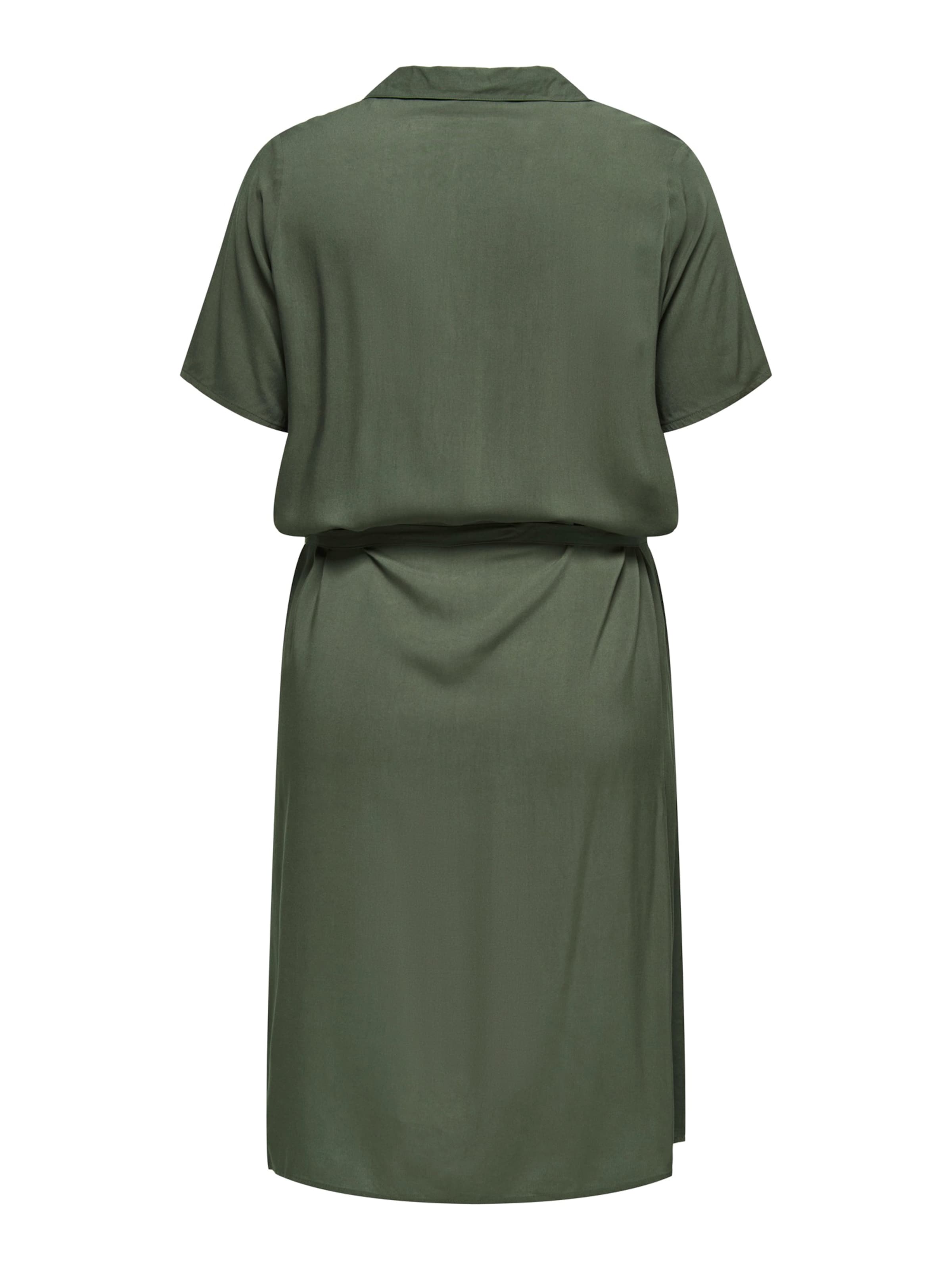 ONLY Carmakoma Shirt Dress 'CARYasmin' in Green