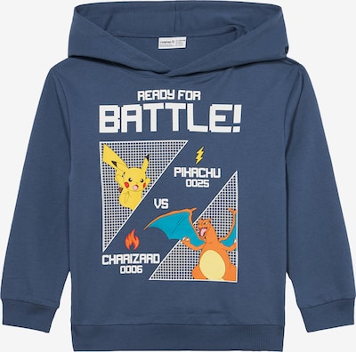 NAME IT Collegepaita 'NKMJOL POKEMON' koossa 134-140 värissä laivastonsininen / taivaansininen / keltainen / valkoinen, Tuotenäkymä