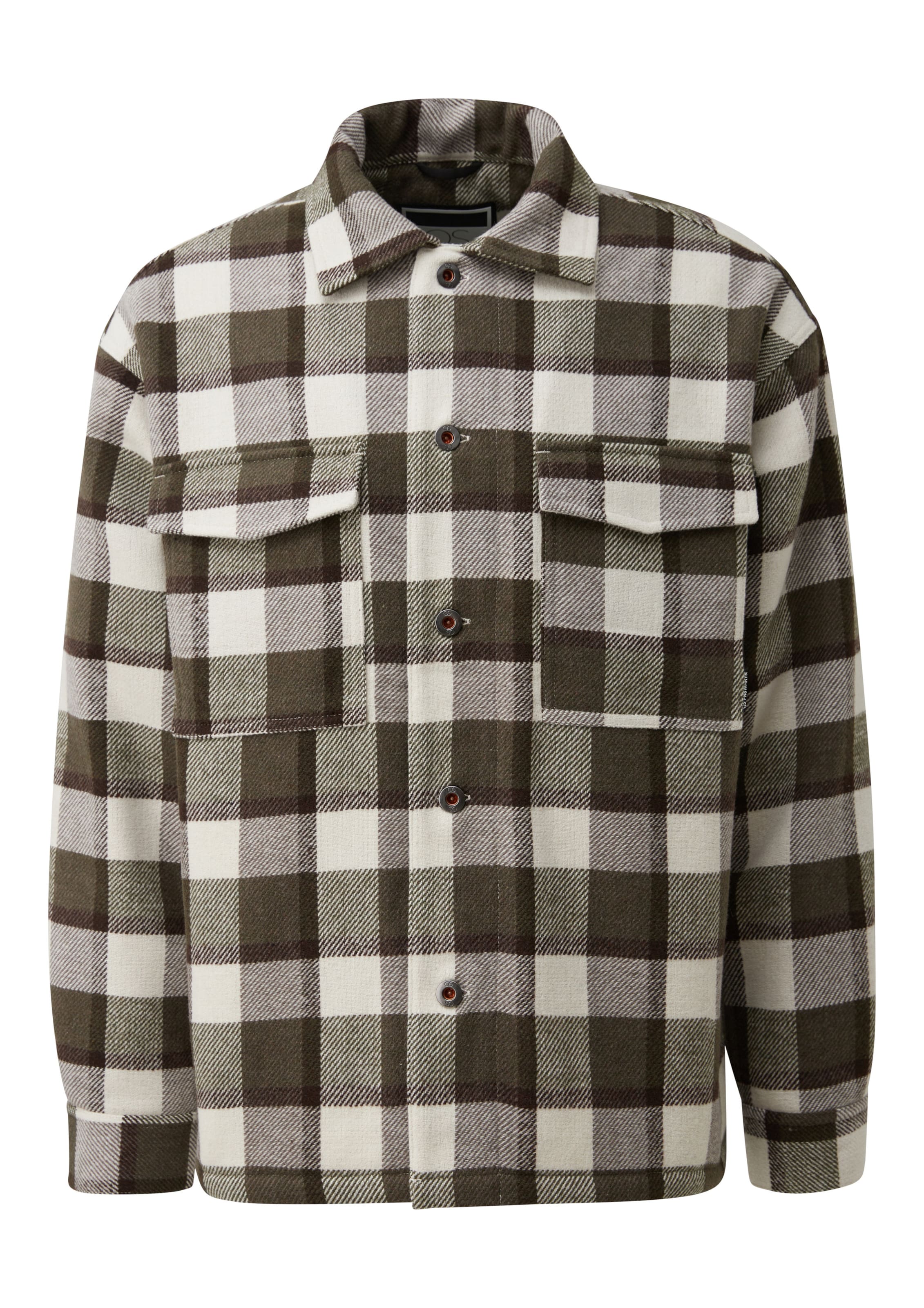 QS Tussenjas in de kleur Aardetinten / Wit, Productweergave