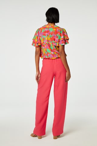 Fabienne Chapot Loose fit Pleat-Front Pants in Red