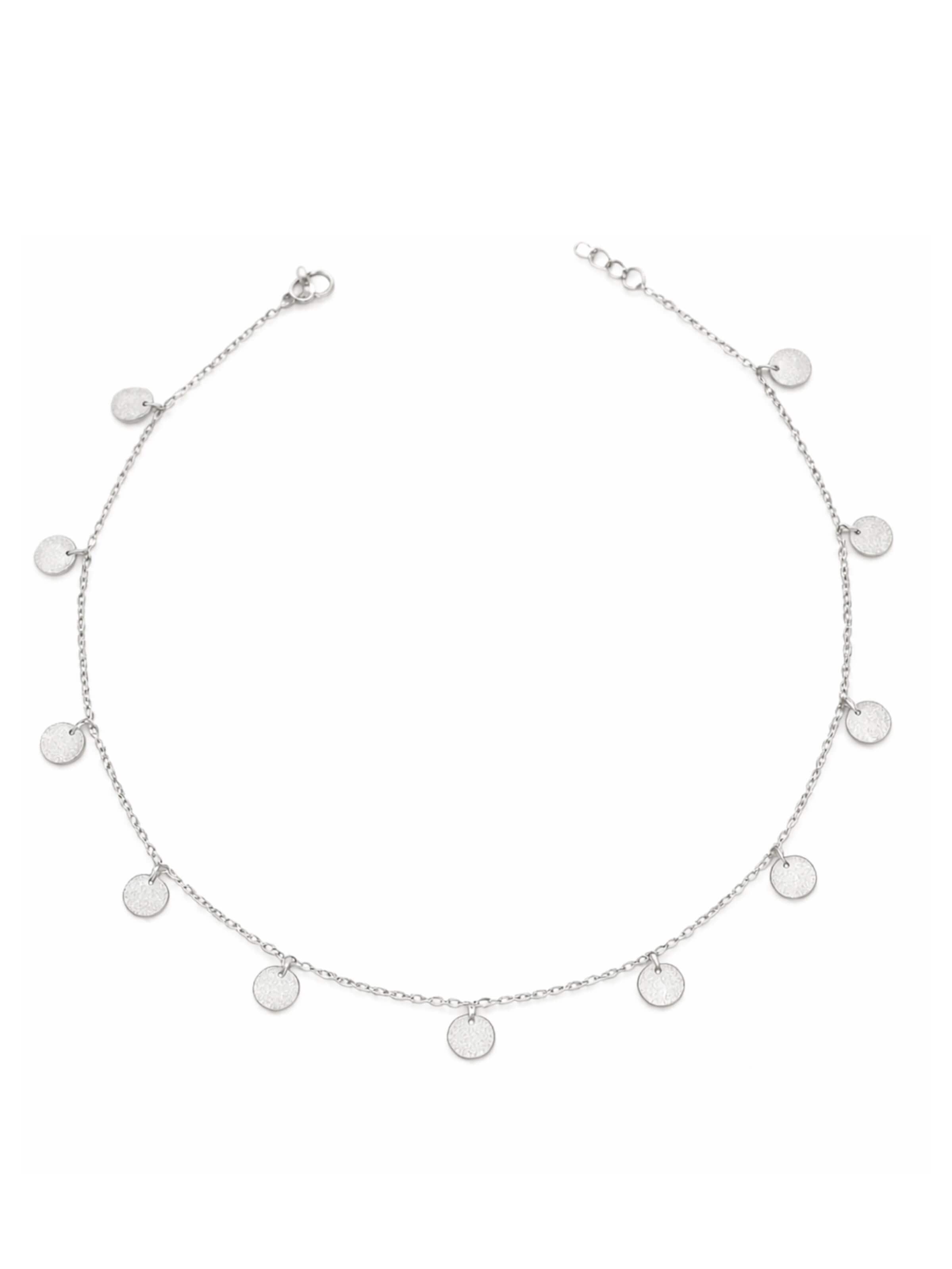 Pure Schmuck Kette 'Chic Coin Halskette'‌‌‌‌‌‌‌‌‌‌ in Silber: Vorderseite