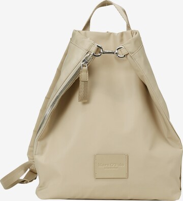 Marc O'Polo Backpack in Beige: front