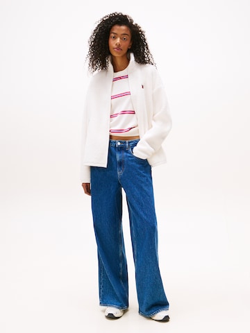 Veste en polaire Tommy Jeans en blanc
