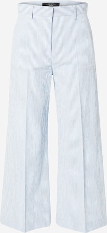 Weekend Max Mara Wide leg Pleated Pants 'GLEBA' in Blue: front