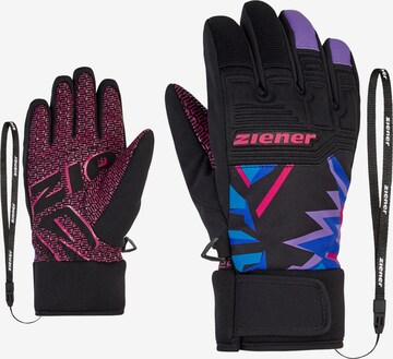 ZIENER Athletic Gloves 'LANUS AS(R) PR' in Purple: front