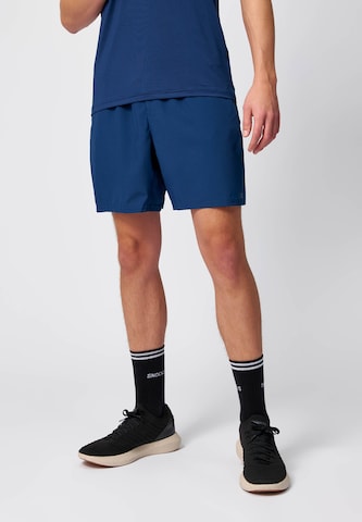 SNOCKS Regular Workout Pants in Blue: front