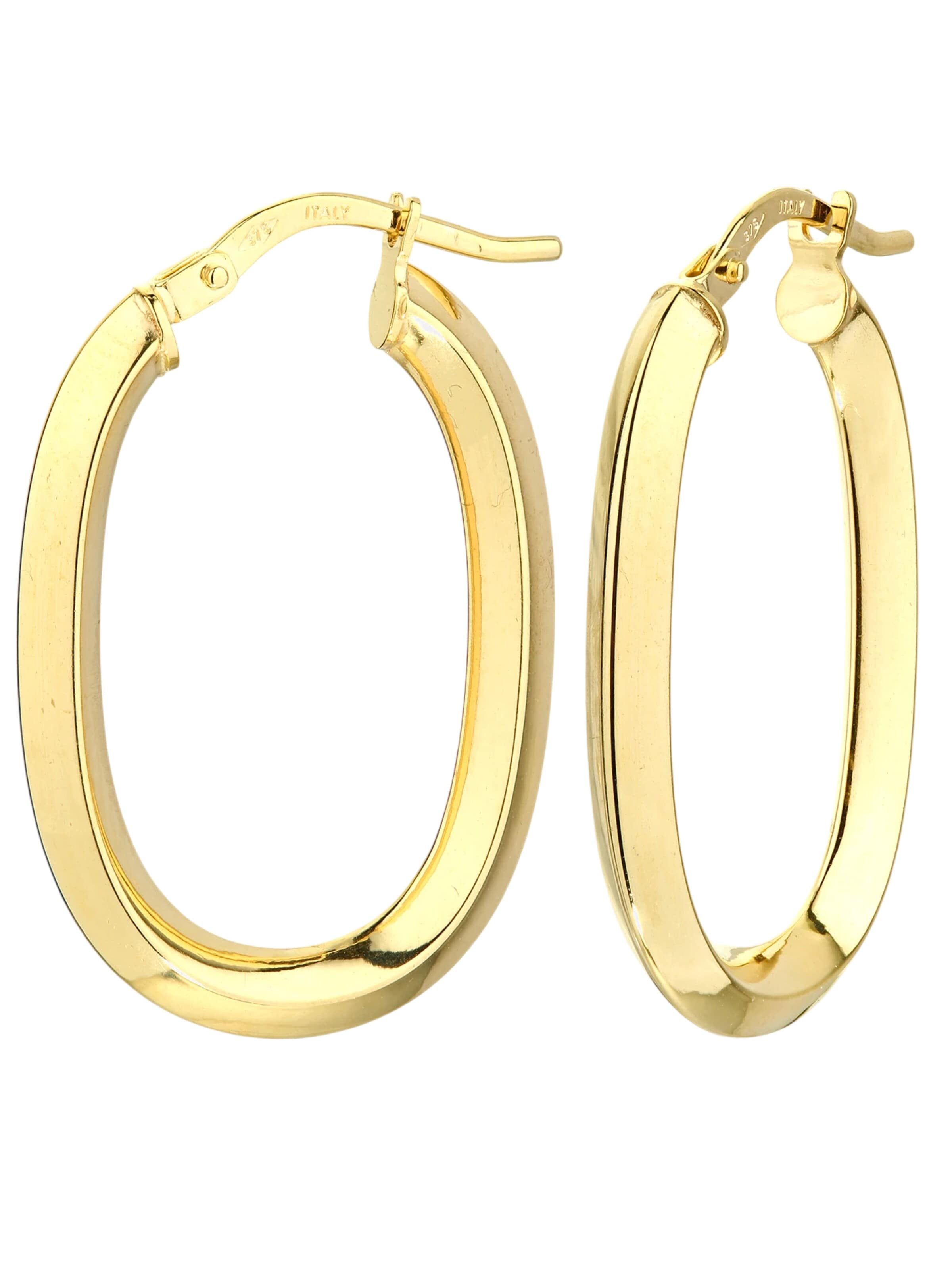 Orecchini 'Creolen aus 375 Gelbgold' di Vanlere in oro