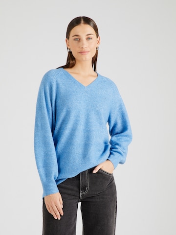 VERO MODA Свитер 'VMLeaf' в Синий: спереди