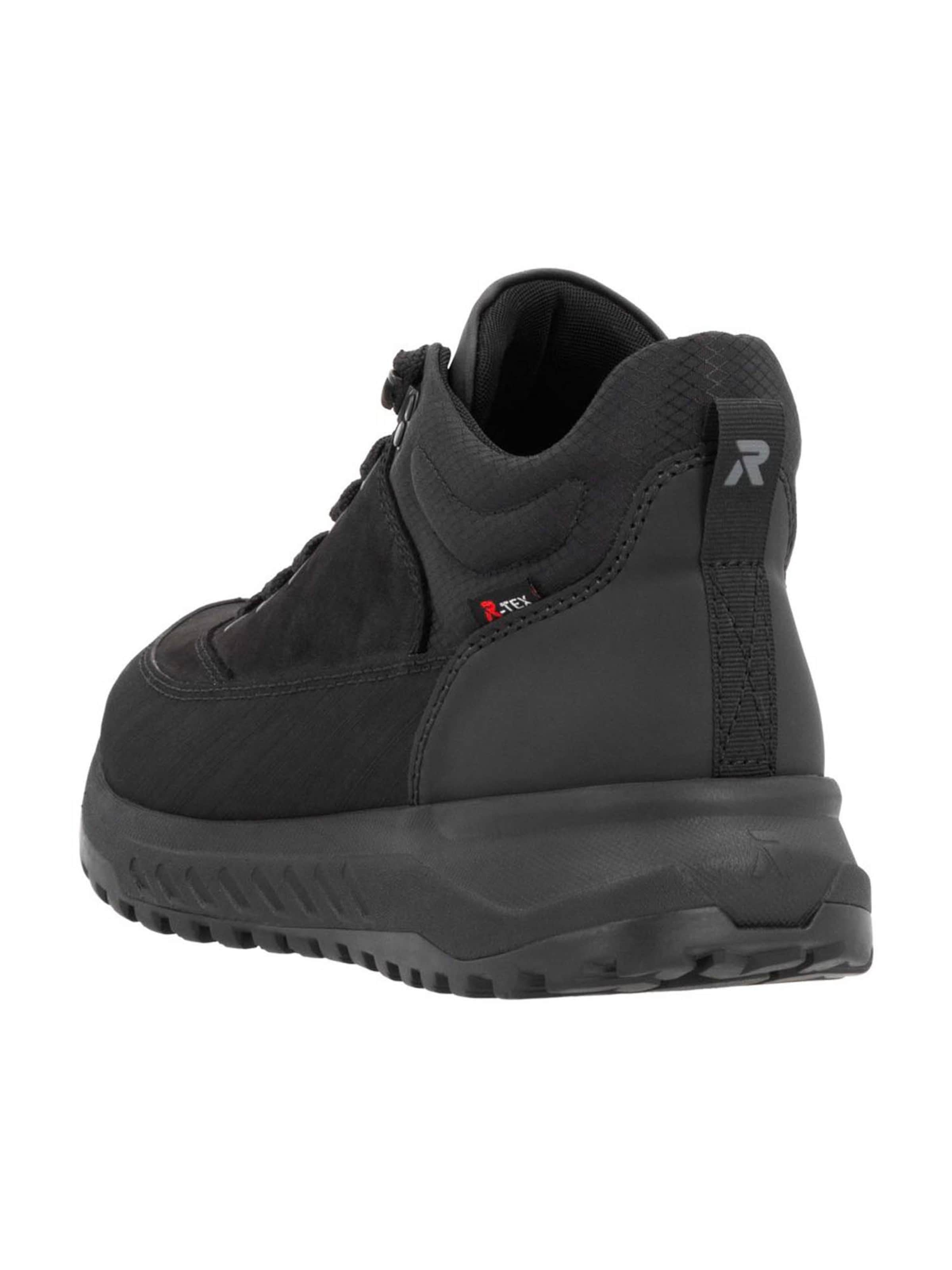 Rieker Sport Šněrovací boty – černá