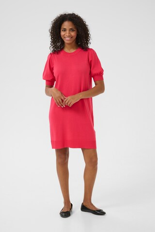 Kaffe Knit dress 'Lizza' in Red