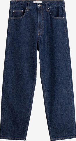 Bershka Loosefit Jeans in Blauw: voorkant