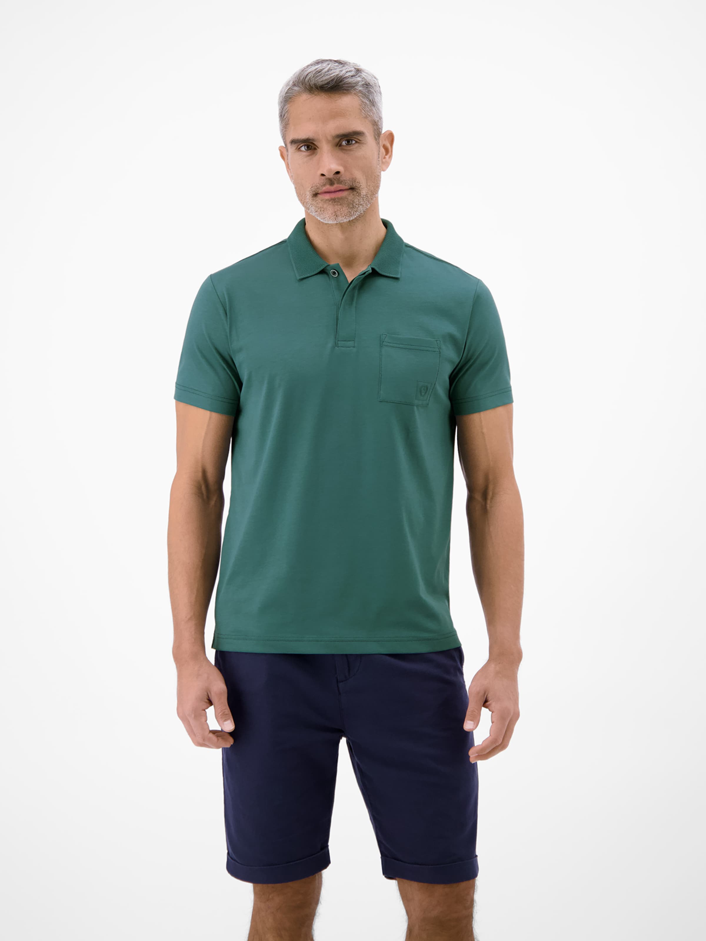 T-Shirt LERROS en vert : devant