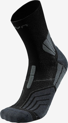 Chaussettes de sport Uyn en noir : devant