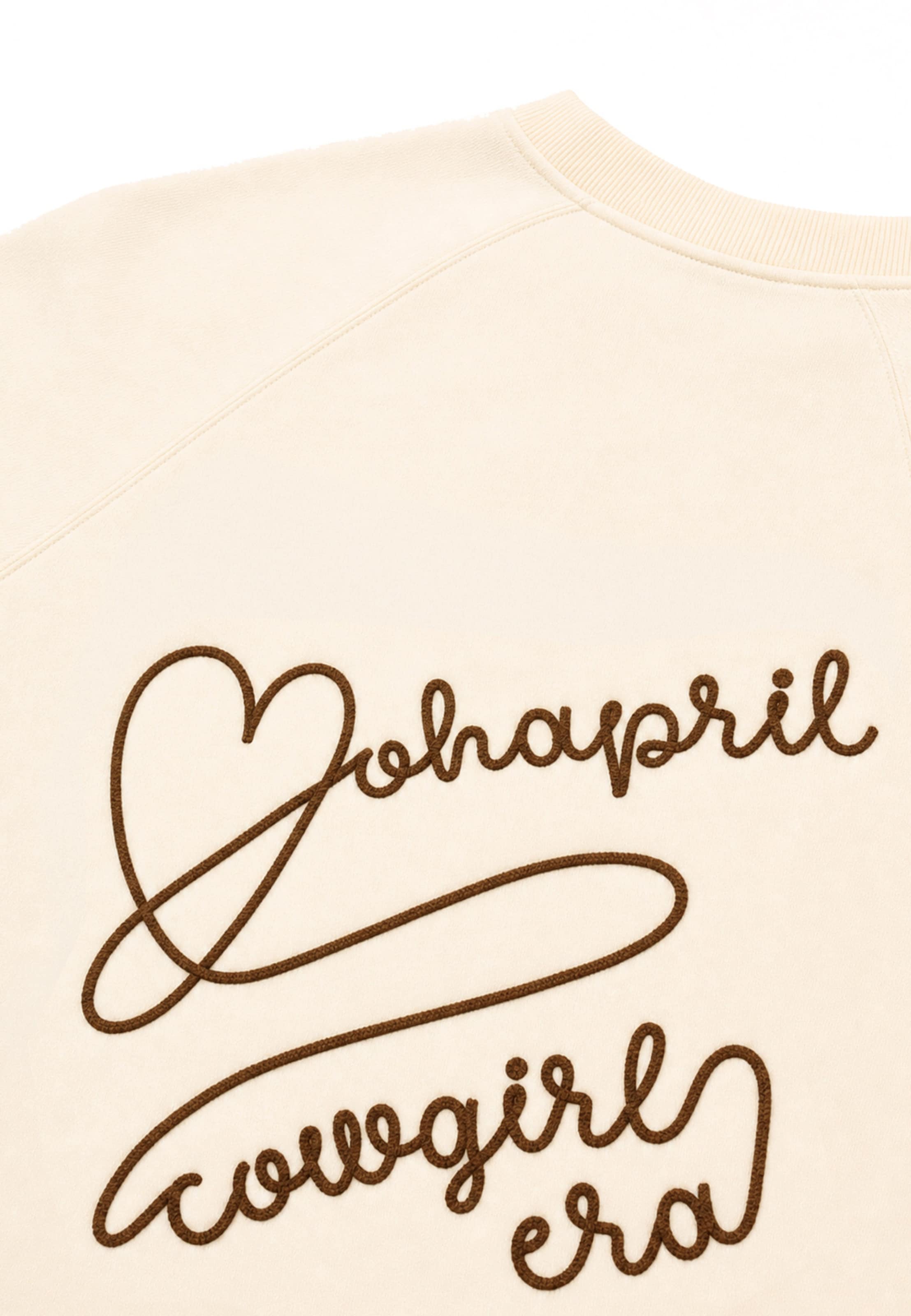 OH APRIL Sweatshirt i vit