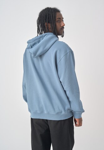 Cleptomanicx Sweatshirt 'Sketch Gull' in Blau